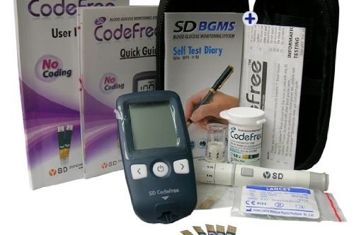 medidor glucosa codefree kit sd