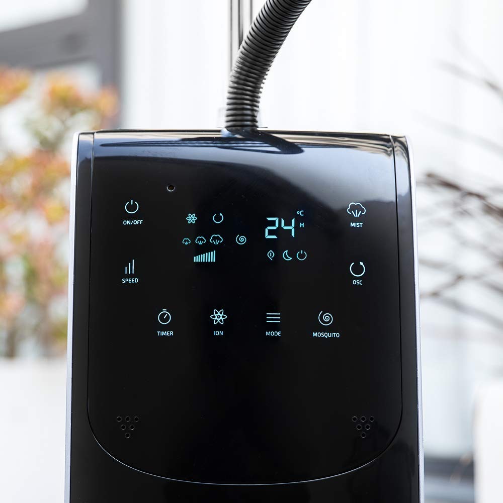 ventilador nebulizador pantalla