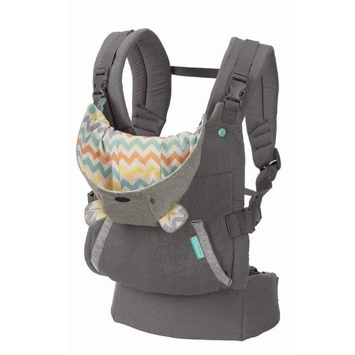 Mochila portabebés capucha