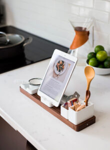 tablet con recetas